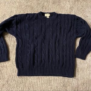 Eddie Bauer cable knit sweater